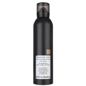 Kristin Ess Hair Dry Finish Working Texture Hair Spray for Volume + Texture, Light Hold Dry Texturizing Hairspray, Soft Matte Finish, 7oz